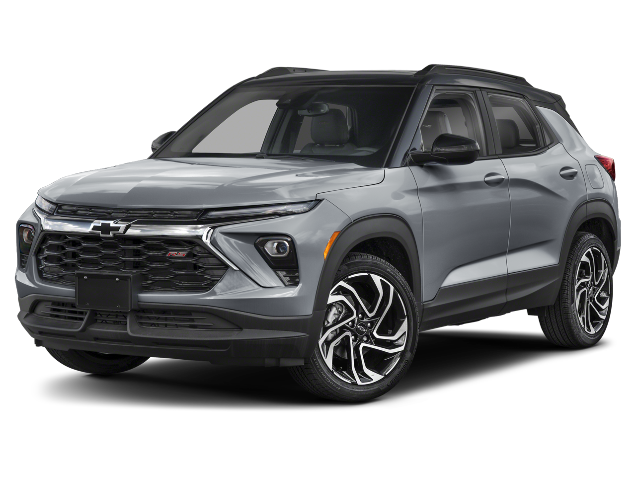 2026 Chevrolet Trailblazer RS in Mosaic Black Metallic — front three-quarter view
