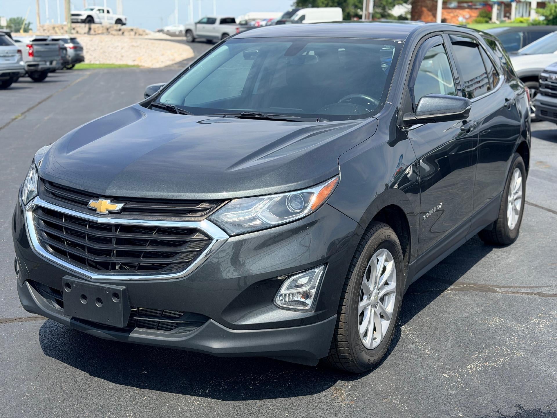 2018 Chevrolet Equinox LT in Nightfall Gray Metallic — front three-quarter view